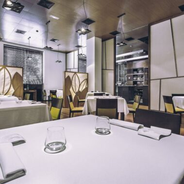 restaurante de lujo en Valencia - mesa