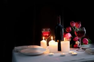 Restaurante romántico en Valencia - Velas