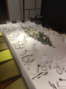 restaurante para evento en Valencia - mesa evento