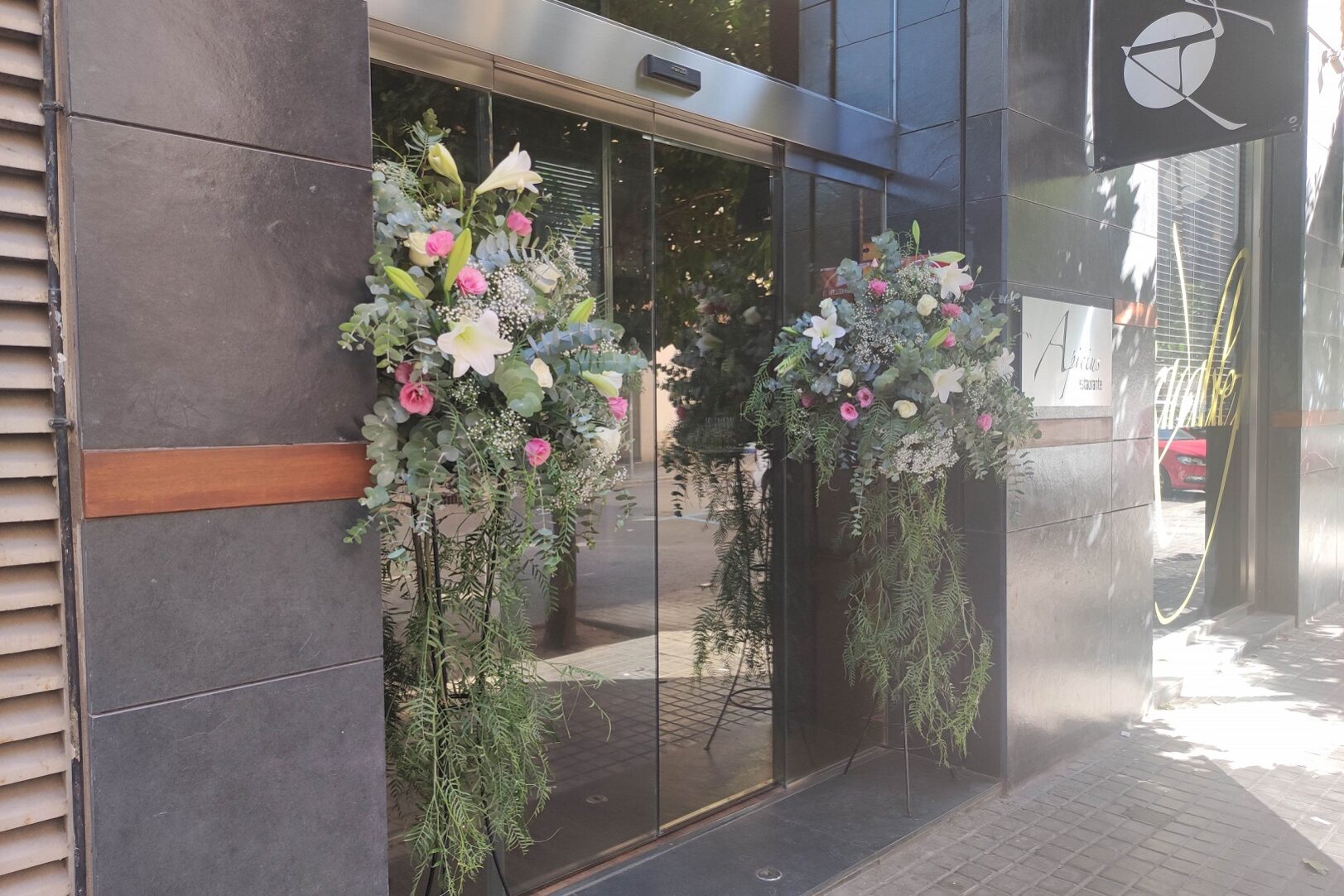 restaurante para evento en Valencia – entrada flores restaurante para evento en Valencia - entrada flores