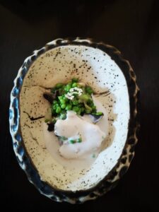 restaurante para comer guisantes del Maresme-comida
